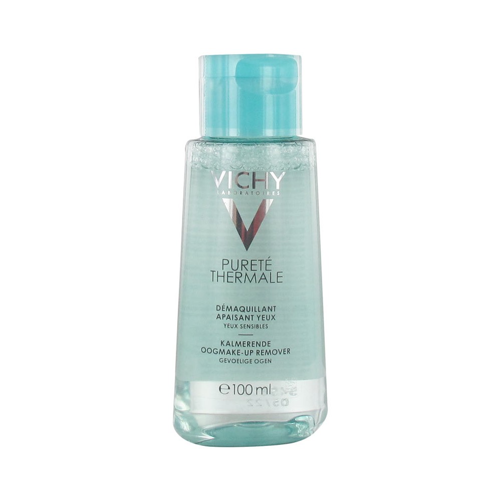 Vichy Purete Thermale Soothing Eye Make-Up Remover Ντεμακιγιάζ Mατιών Για Eυαίσθητα Mάτια, 100ml