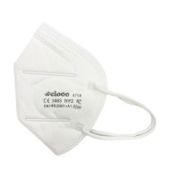 FFP2 Medical N95 NR BFE > 98% Welooo Μάσκα Χωρίς Βαλβίδα Λευκή 1τμχ